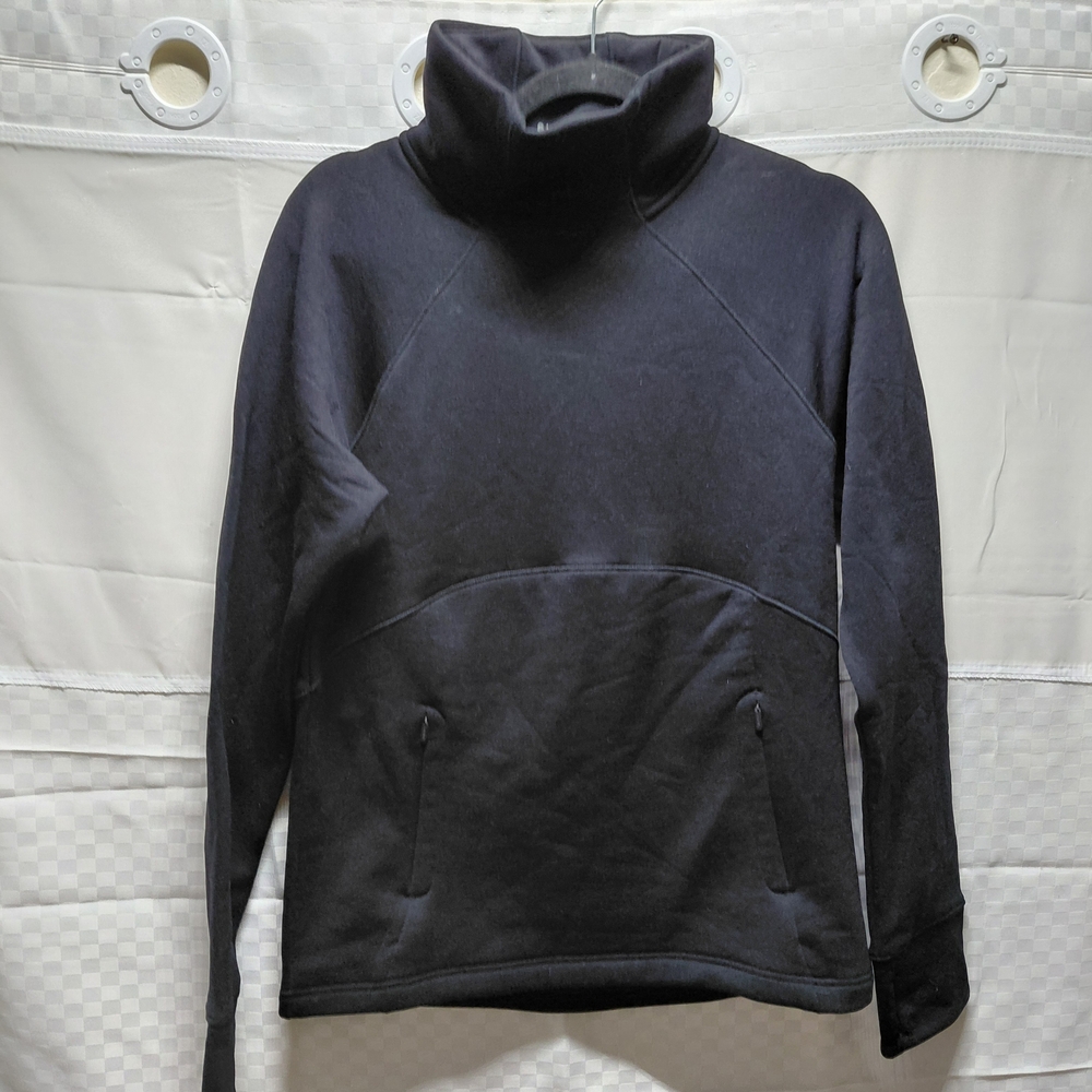 Black High-Neck Sweater Pullover
